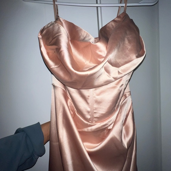 Never worn silk nude dress - Picture 5 of 7